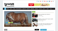 Desktop Screenshot of horsetalk.co.nz